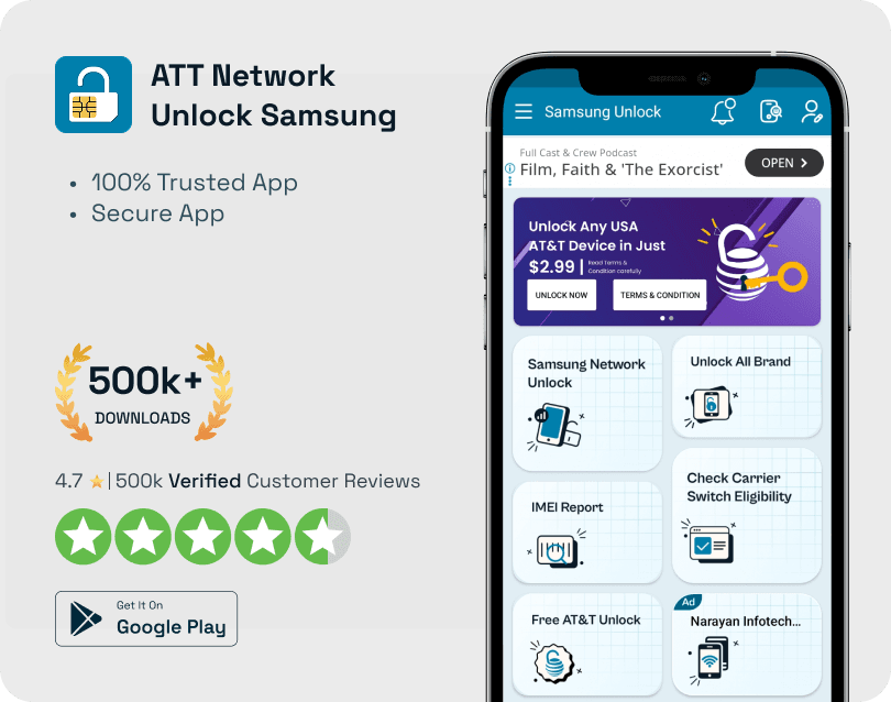 ATT Network Unlock Samsung