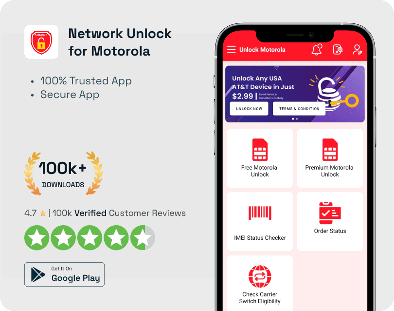 Network Unlock for Motorola