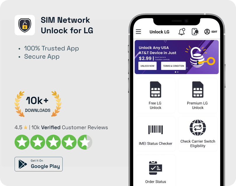 SIM Network Unlock for LG