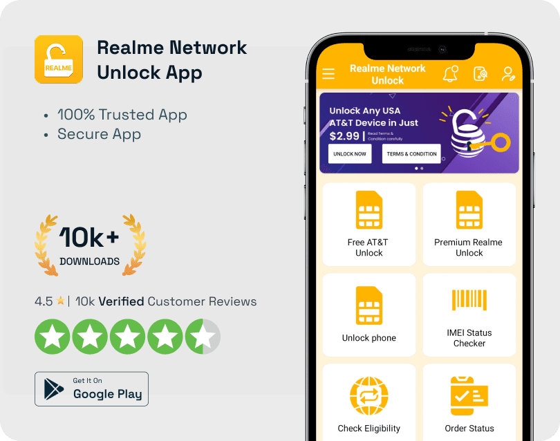 Realme Network Unlock App