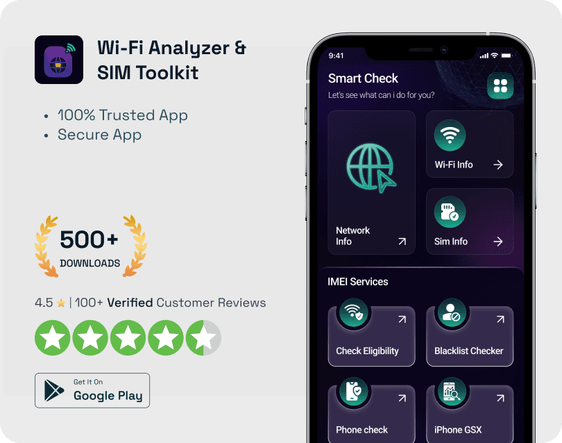 Wi-Fi Analyzer & SIM Toolkit